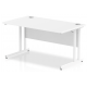 Rayleigh Cantilever 800mm Deep Straight Office Desk